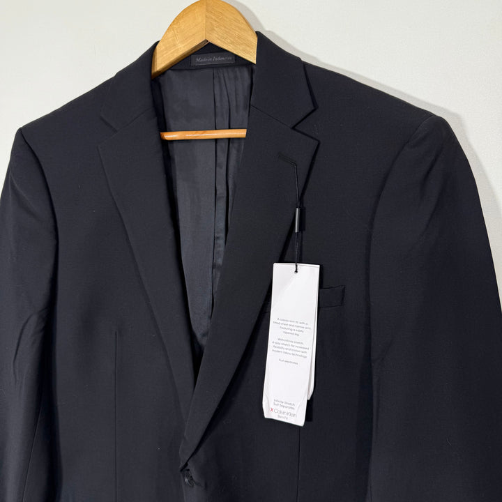 CALVIN KLEIN SLIM FIT INFINITE STRETCH BLAZER JACKET BRAND NEW BLACK COLOUR