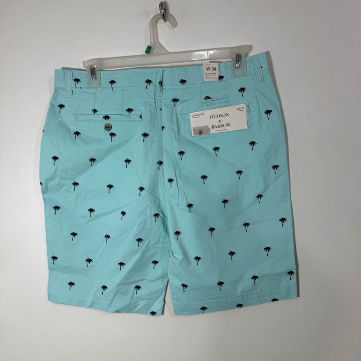 HUDSON & BARROW PRINTED COTTON SHORT BRAND NEW WITH STRETCH