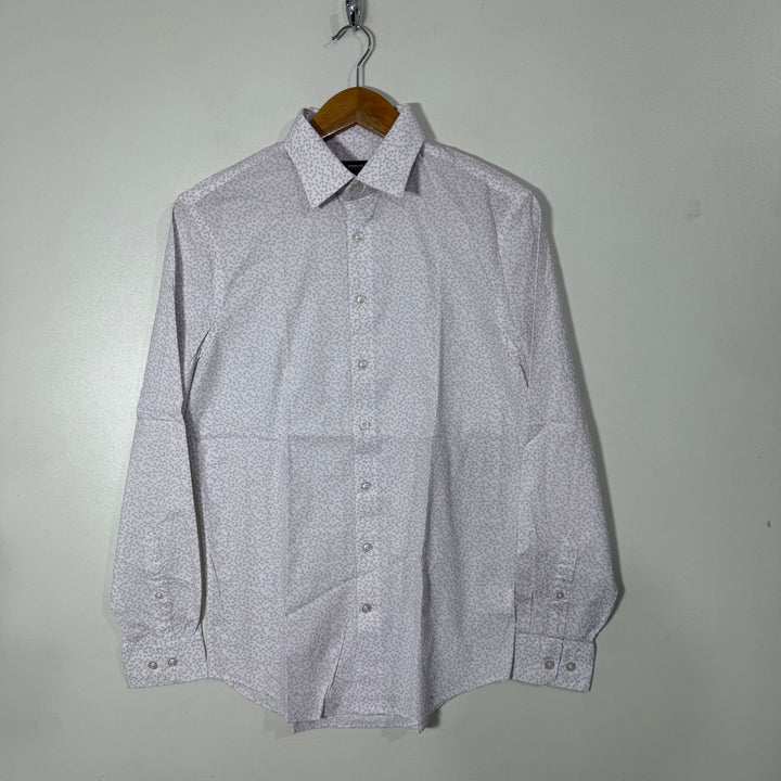 EXPRESS SLIM FIT SEMI FORMAL SHIRT WITH STRETCH