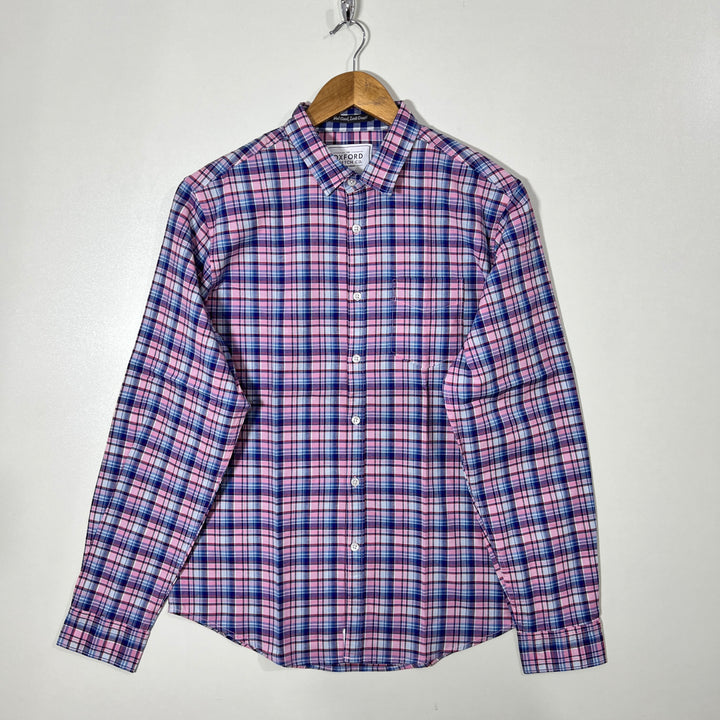 SPRINGFIELD OXFORD COTTON CHECKERED SHIRT