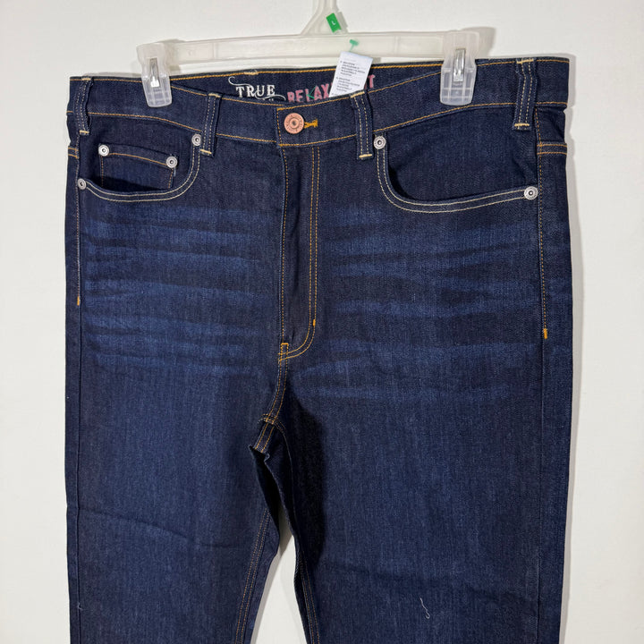 TRUE NATION RELAXED FIT DENIM PANT WITH STRETCH