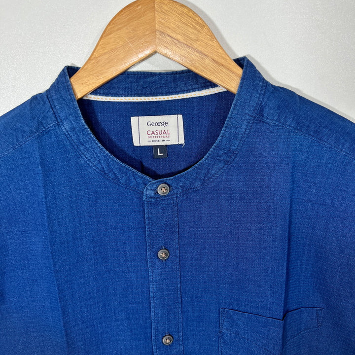 GEORGE BEN COLLAR HALF SLEEVES SHIRT