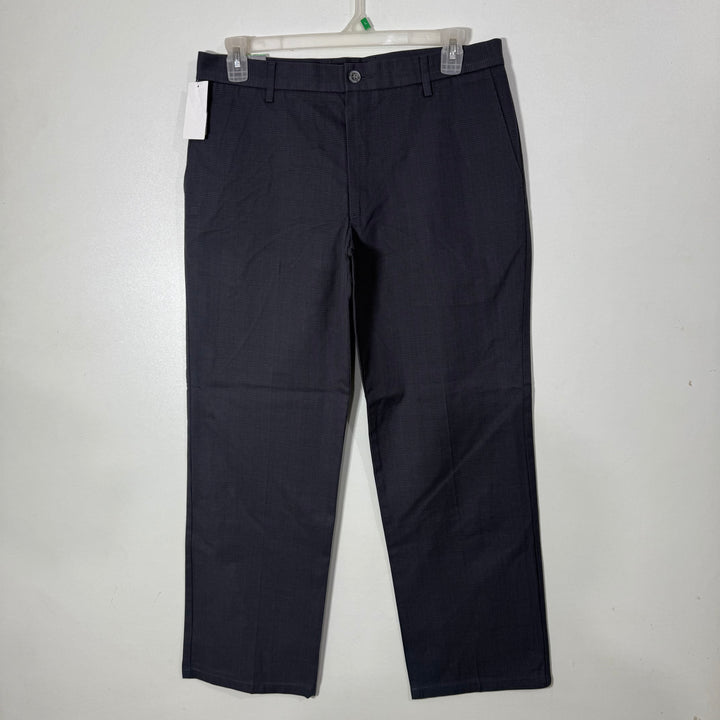 DOCKERS STRAIGHT FIT FLAT FRONT CHECKERED  COTTON CHINO PANT BRAND NEW