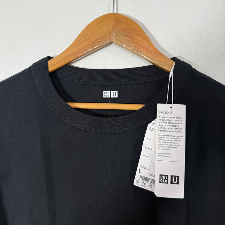 UNIQLO OVERSIZED THICK COTTON TSHIRT BRAND NEW BLACK COLOUR