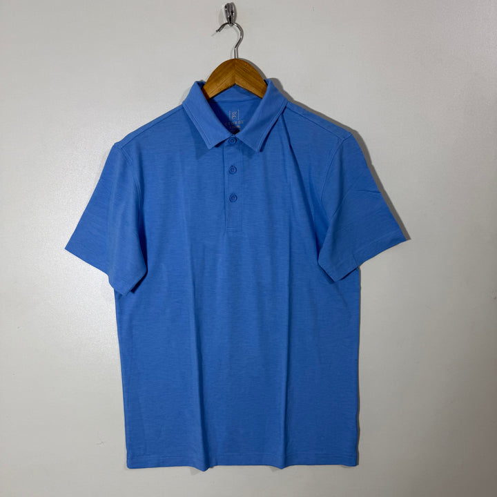 GEORGE RECYCLED POLYSTER COTTON POLO TSHIRT