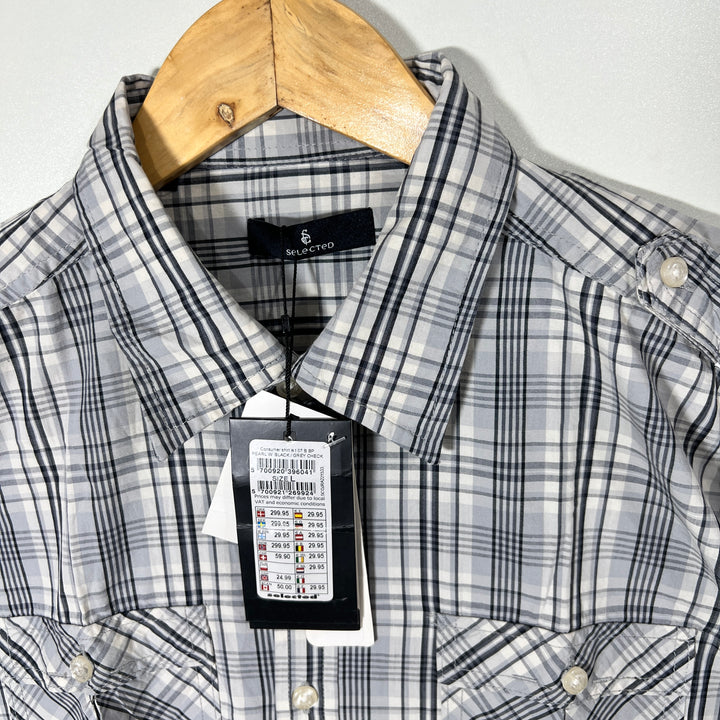 SELECTED DOUBLE POCKETS CASUAL COTTON SHIRT BRAND NEW