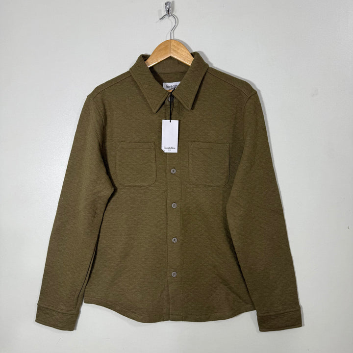 GOOD FELLOW &CO DOUBLE POCKETS QUILTED FLEECE SHIRT STYLE JACKET BRAND NEW