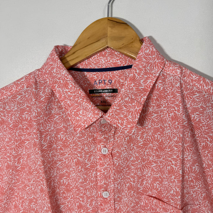 APT.9 STANDARD FIT HALF SLEEVES PERFORMANCE SHIRT