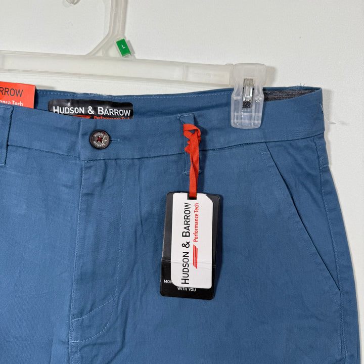 HUDSON & BARROW PERFORMANCE TECH COTTON SHORT BRAND NEW WITH STRETCH