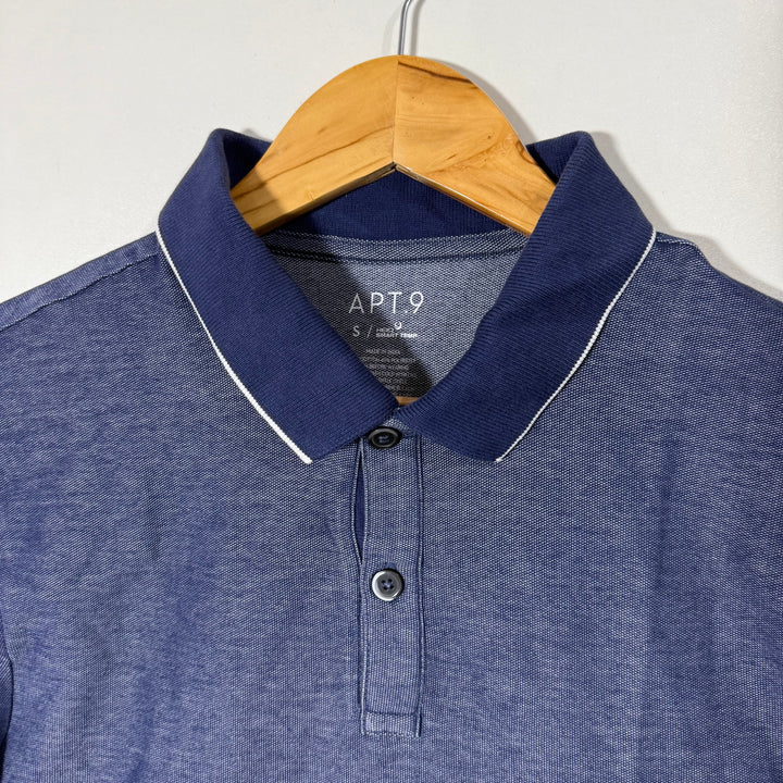 APT.9 COTTON POLO TSHIRT