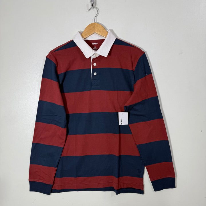 SONOMA LONG SLEEVES COTTON POLO BRAND NEW