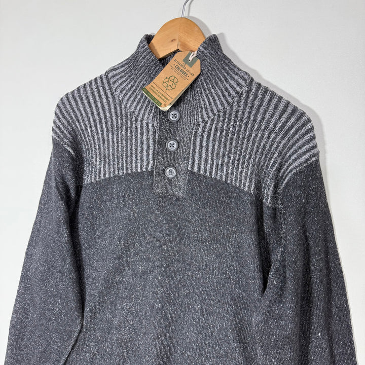 ALEXANDER JULIAN FOUR BUTTON RECYCLED COTTON SWEATER BRAND NEW