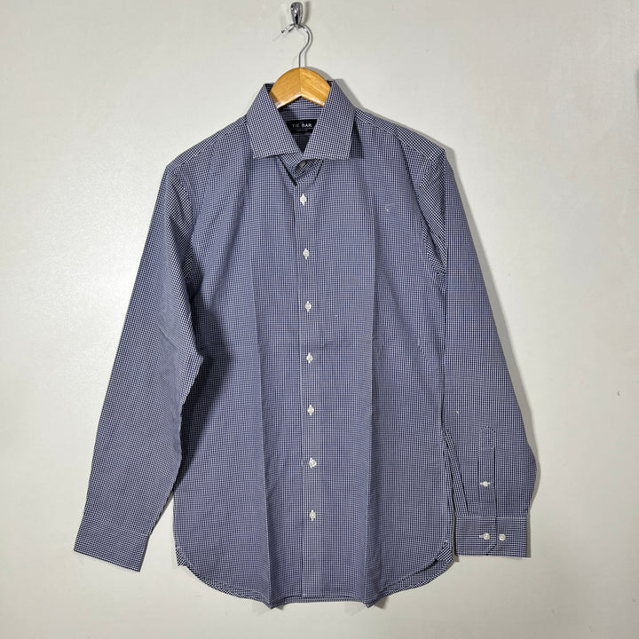 THE BAR SLIM FIT CHECKERED SHIRT