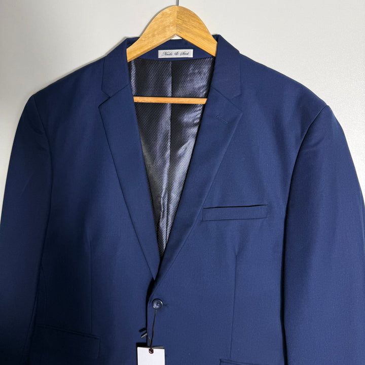 NEEDLE & STITCH SLIM FIT WOOL BLEND BLAZER COAT BRAND NEW BLUE COLOUR