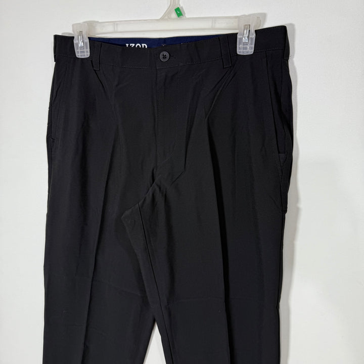 IZOD STRAIGHT FIT PERFORMANCE PANT WITH STRETCH BLACK COLOUR