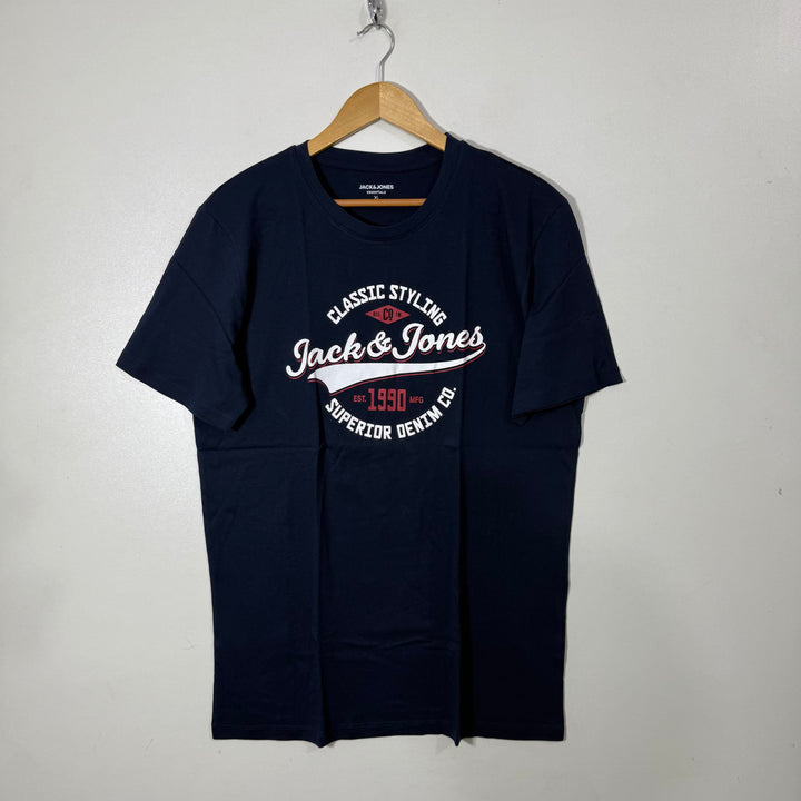JACK & JONES COTTON TSHIRT BLUE COLOUR