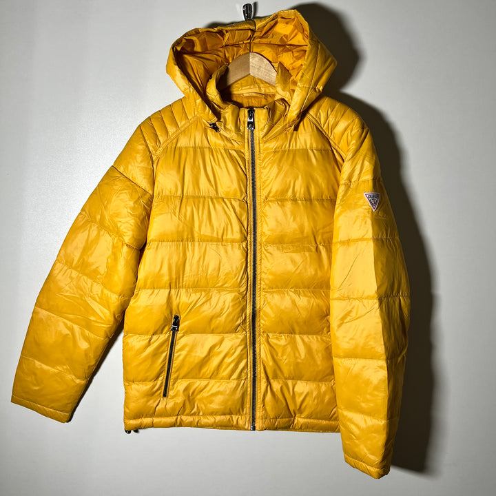 GUESS PUFFER JACKET WITH DETACHABLE HOOD