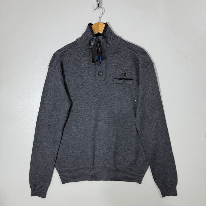 MZ72 4 BUTTON KNITWEAR COTTON SWEATER BRAND NEW