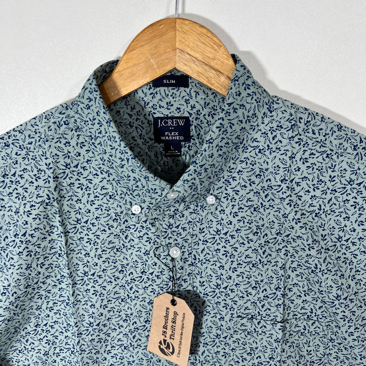 J CREW SLIM FIT BUTTON DOWN HALF SLEEVES SHIRT