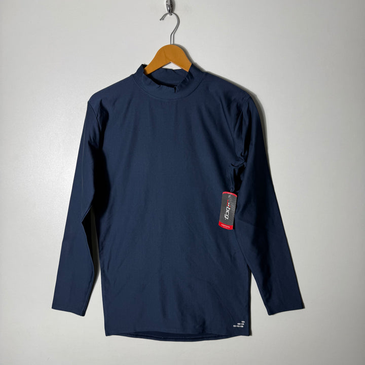 BCG LONG SLEEVES SPORT COMPRESSION TSHIRT BRAND NEW INNER FLEECE BLUE COLOUR
