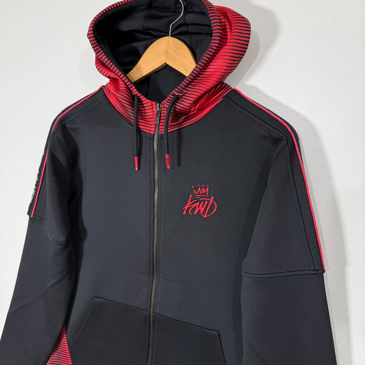KING SPORT JACKET WITH HOOD BLACK COLOUR