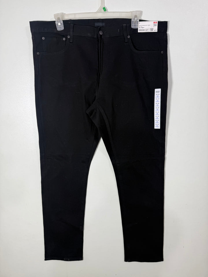UNIQLO SLIM FIT DENIM PANT BRA NEW WITH STRETCH BLACK COLOUR