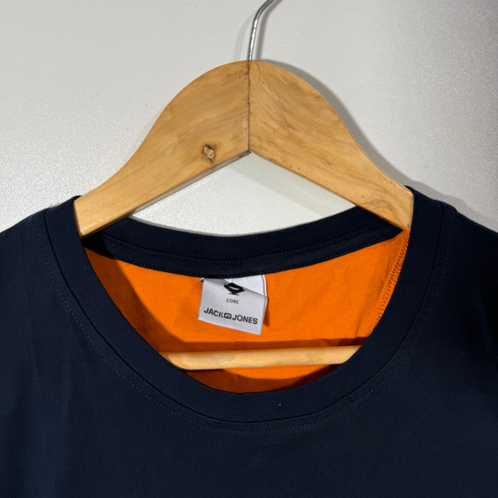 JACK & JONES COTTON TSHIRT BLUE COLOUR