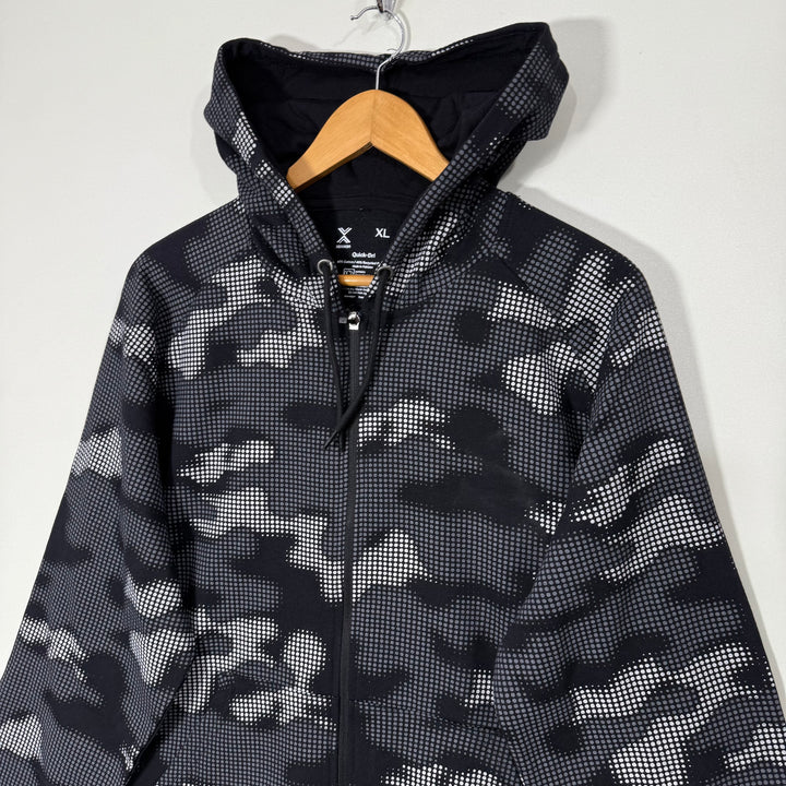 XERSION QUICK DRI CAMOUFLAGE SPORT JACKET INNER FLEECE WITH HOOD