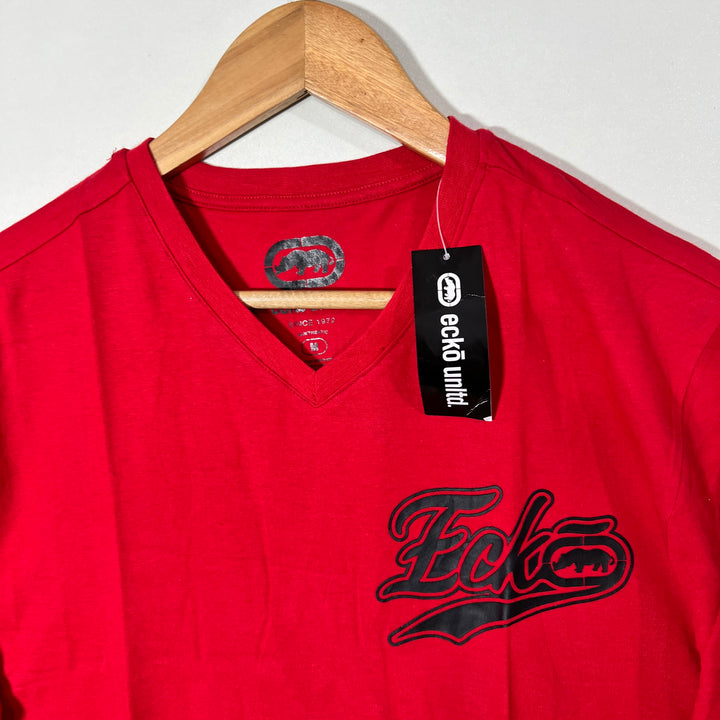 ECKO UNLTD V NECK COTTON TSHIRT