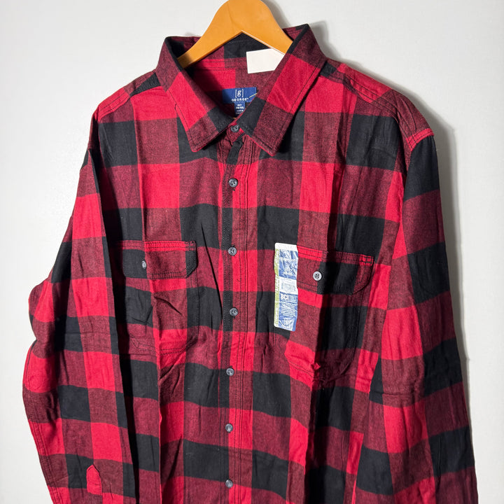 GEORGE BUTTON DOWN CASUAL COTTON SHIRT BRAND NEW