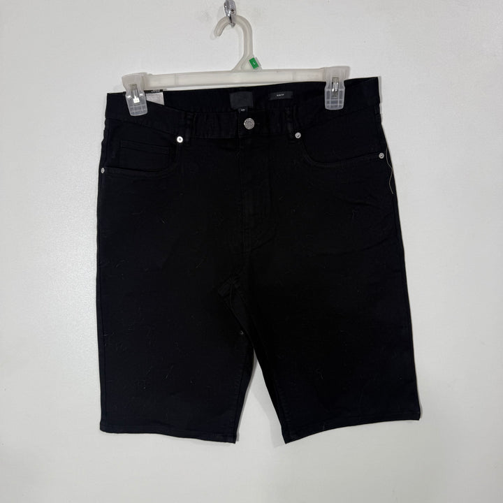 H&M SLIM FIT DENIM SHORT BRAND NEW BLACK COLOUR
