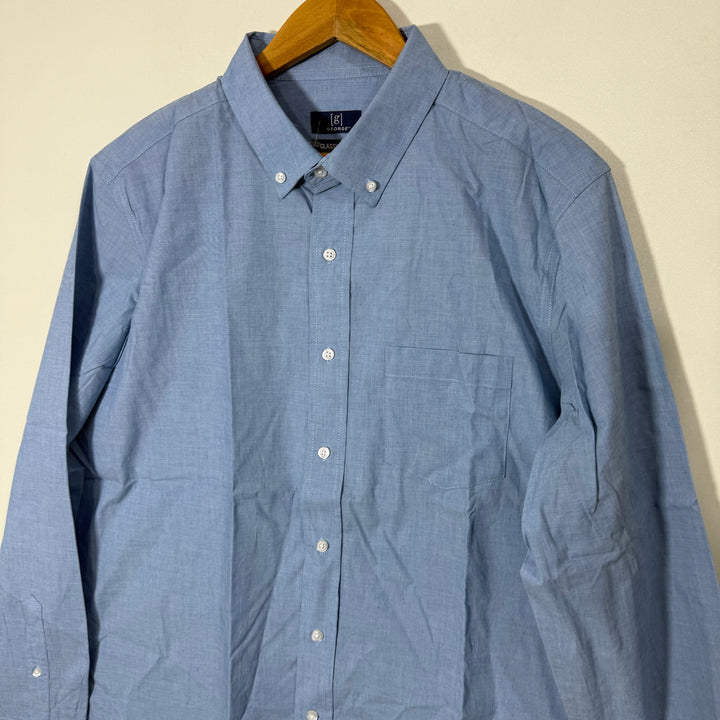 GEORGE CLASSIC FIT BUTTON DOWN CASUAL COTTON SHIRT BRAND NEW