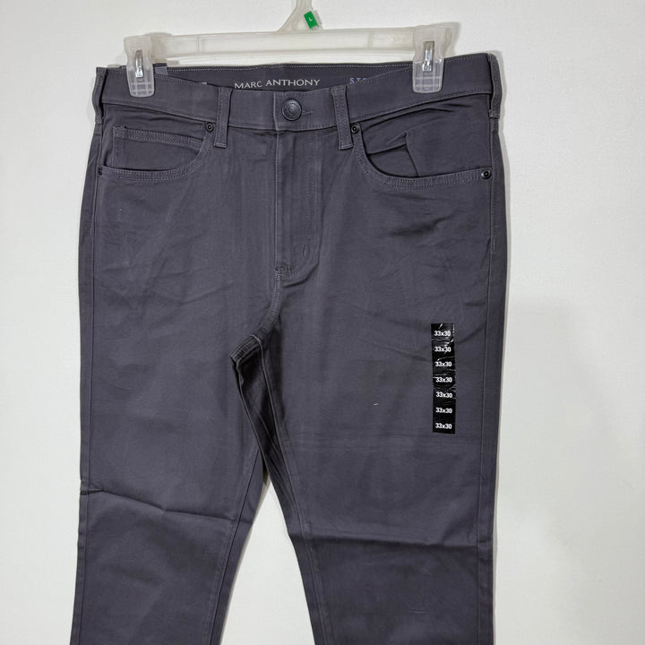 MARC ANTHONY SLIM STRAIGHT FIT COTTON JEANS BRAND NEW WITH STRETCH GREY COLOUR