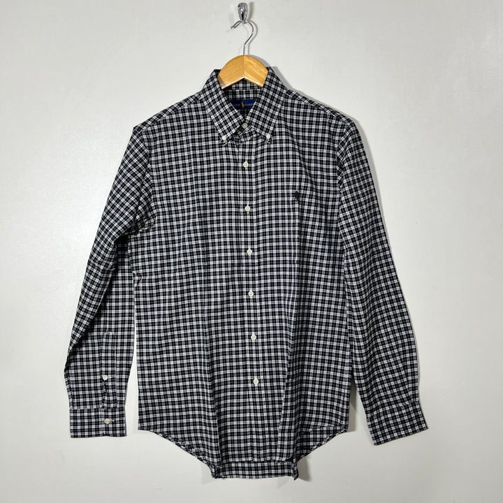 RALPH LAUREN POLO BUTTON DOWN CHECKERED SHIRT