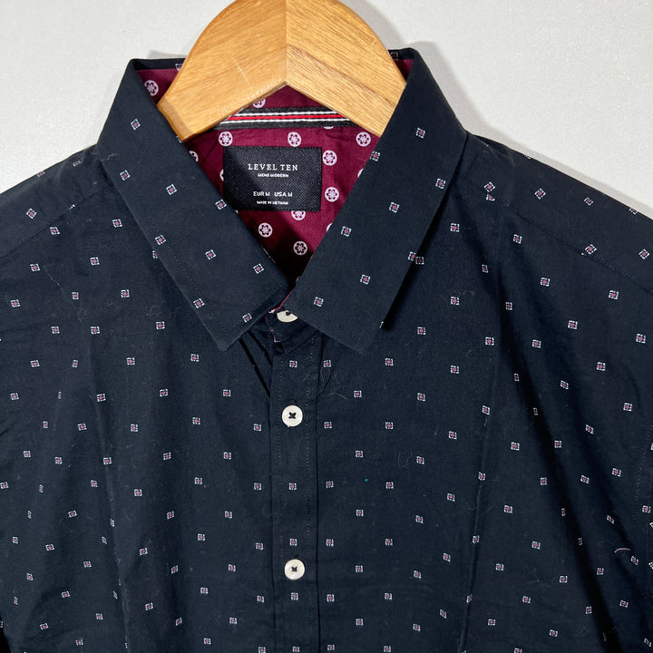 LEVEL TEN HALF SLEEVES COTTON SHIRT