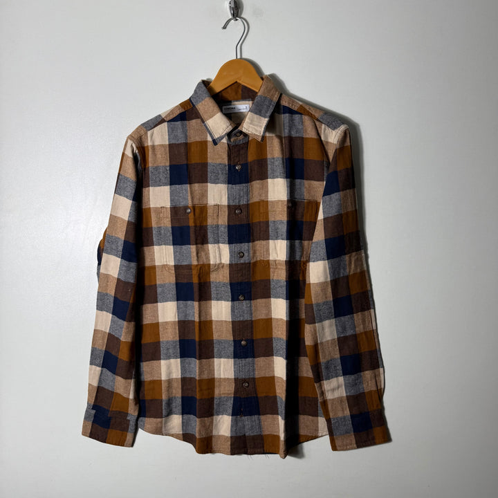 SONOMA FLANNEL COTTON CHECKERED SHIRT