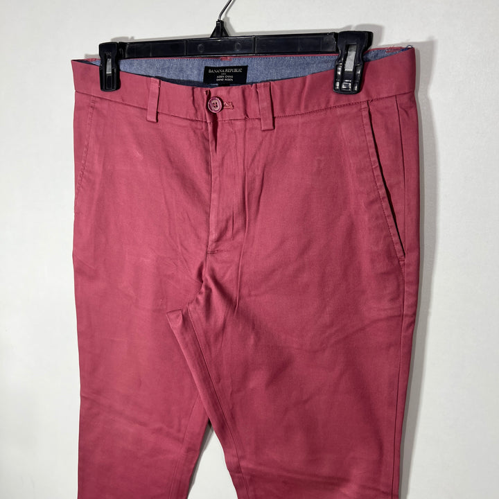 BANANA REPUBLIC STRAIGHT FIT AIDIN COTTON CHINO PANT WITH STRTCH