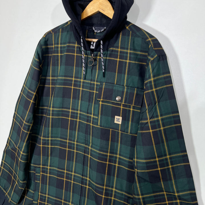 DG CHECKERED JACKET WITH HOOD