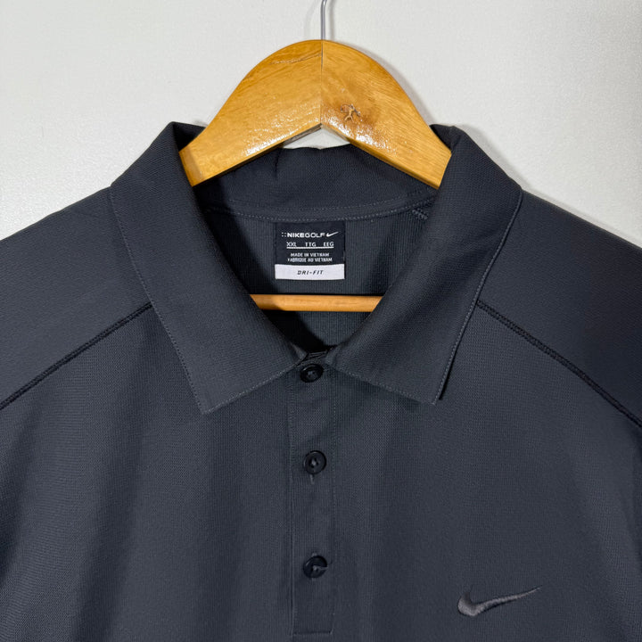 NIKE DEI FIT SPORT POLO TSHIRT DARK GREY COLOUR