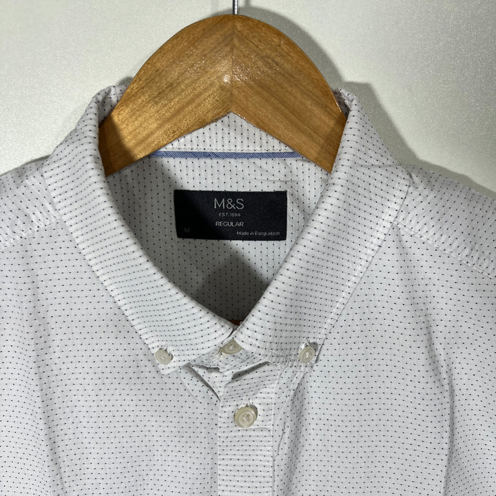 MARKS & SPENCER BUTTON DOWN HALF SLEEVES SHIRT