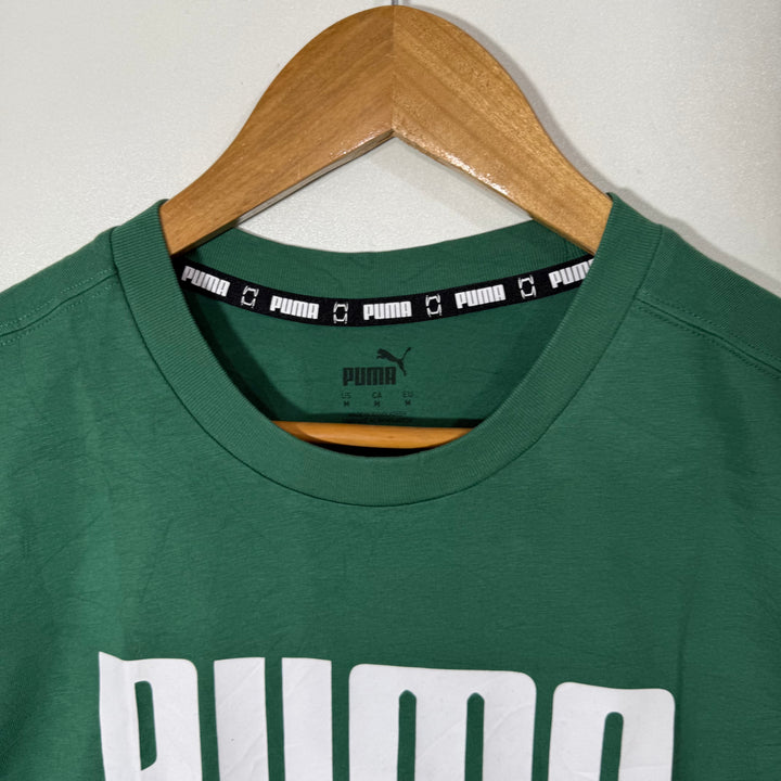 PUMA COTTON TSHIRT GREEN COLOUR