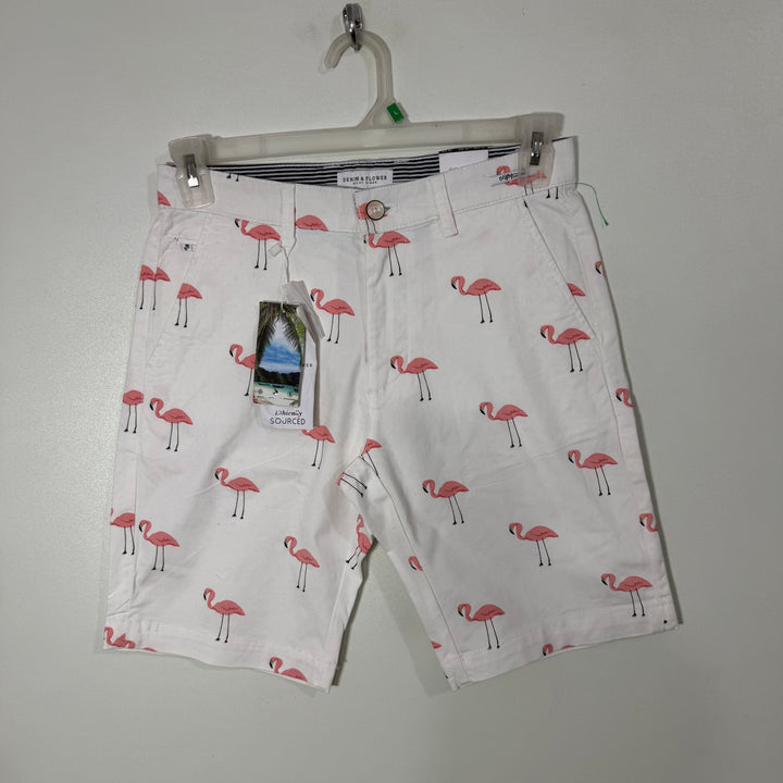 DENIM & FLOWER COTTON CHINO SHORT BRAND NEW WITH STRETCH