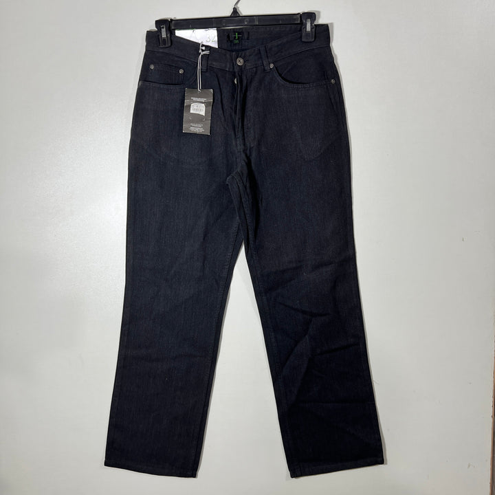 JASPER CONRAN STRAIGHT FIT DENIM PANT WITHOUT STRETCH GREY COLOUR