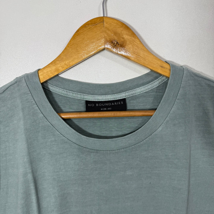 NO BOUNDARIES OVERSIZED DROOPED SHOULDER COTTON TSHIRT