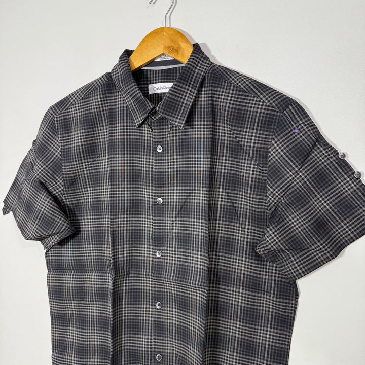 CALVIN KLEIN HALF SLEEVES COTTON SHIRT