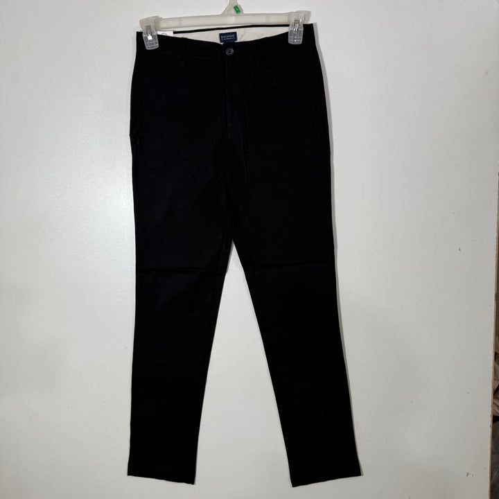 DOCKERS SLIM FIT NO WRINKLES ALL MOTION COMFORT WAISTBAND COTTON CHINO PANT BRAND NEW WITH STRETCH BLACK COLOUR