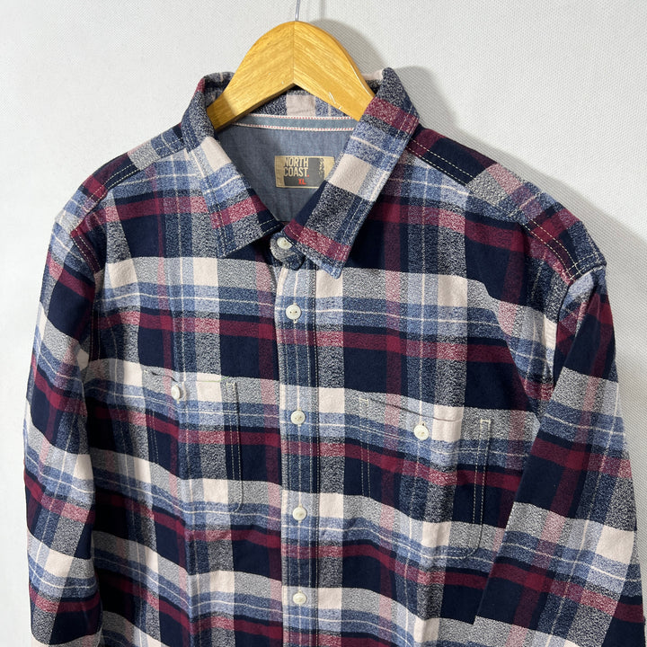 NORTH COAST DOUBLE POCKETS FLANNEL SHIRT