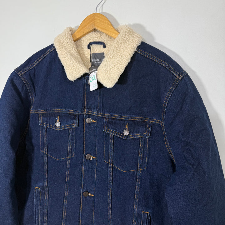 PRIMARK DENIM JACKET BRAND NEW INNER FLEECE SHERPA LINNED