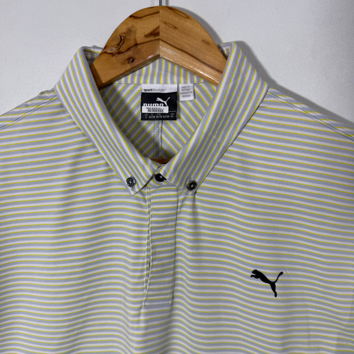 PUMA BUTTON DOWN SPORT POLO TSHIRT