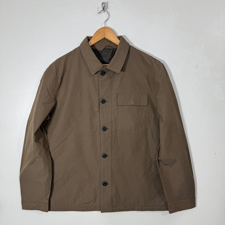 MOSSIMO DUTTI SHIRT COLLAR WATER REPELLENT WINDPROOF FABRIC JACKET